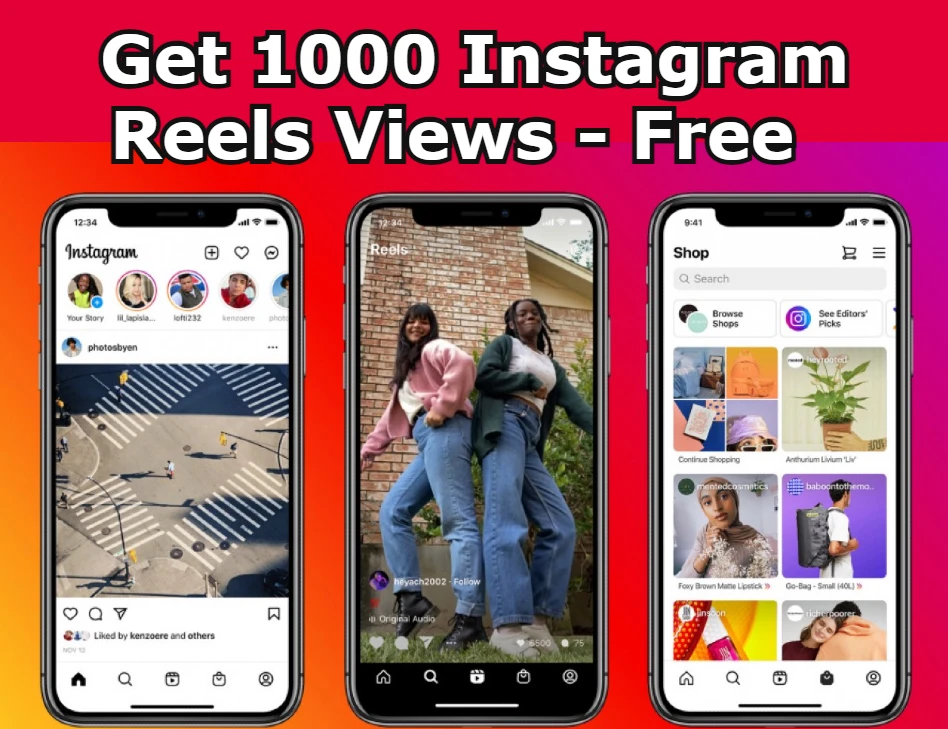 instagram reels views free 1000